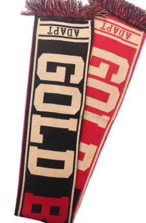 Adapt - Gold Blooded Scarf, Red/Gold