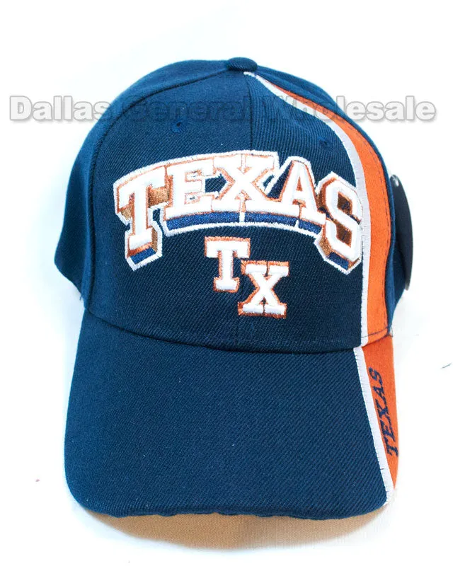 Adults Texas Casual Baseball Caps Wholesale