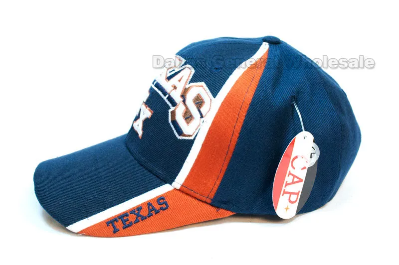 Adults Texas Casual Baseball Caps Wholesale