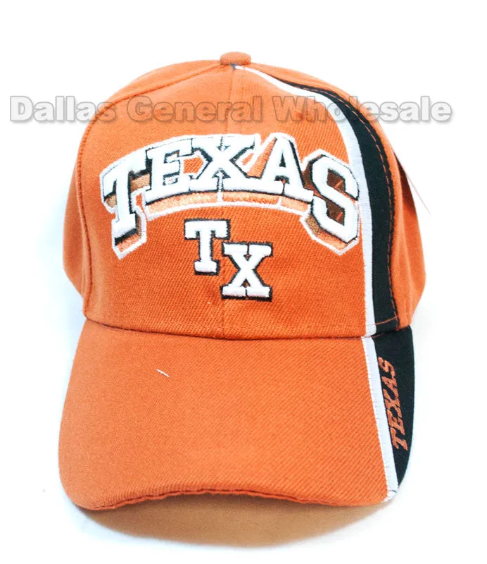 Adults Texas Casual Baseball Caps Wholesale