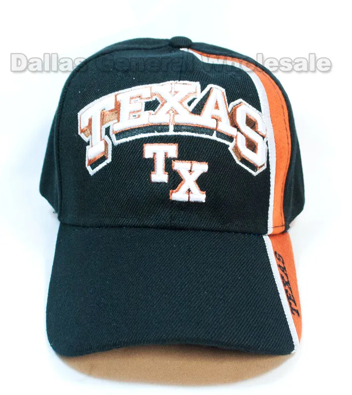 Adults Texas Casual Baseball Caps Wholesale