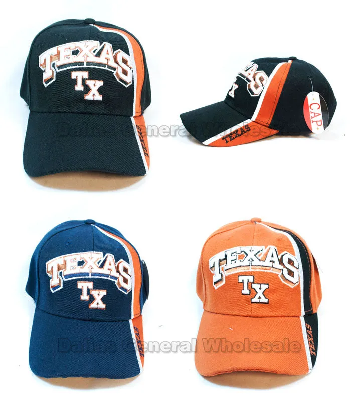 Adults Texas Casual Baseball Caps Wholesale