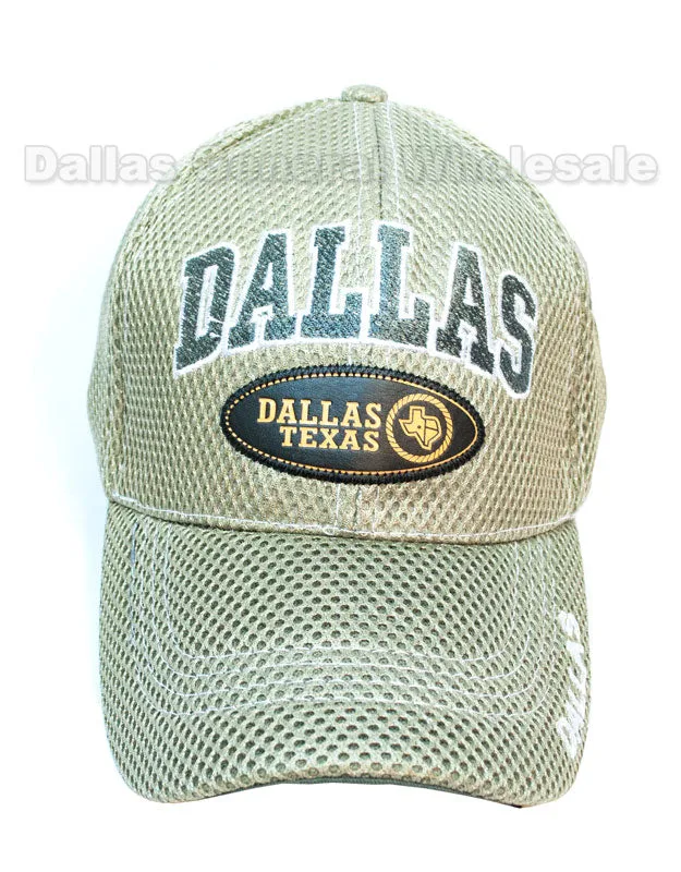 Adults Vented Casual DALLAS Caps Wholesale