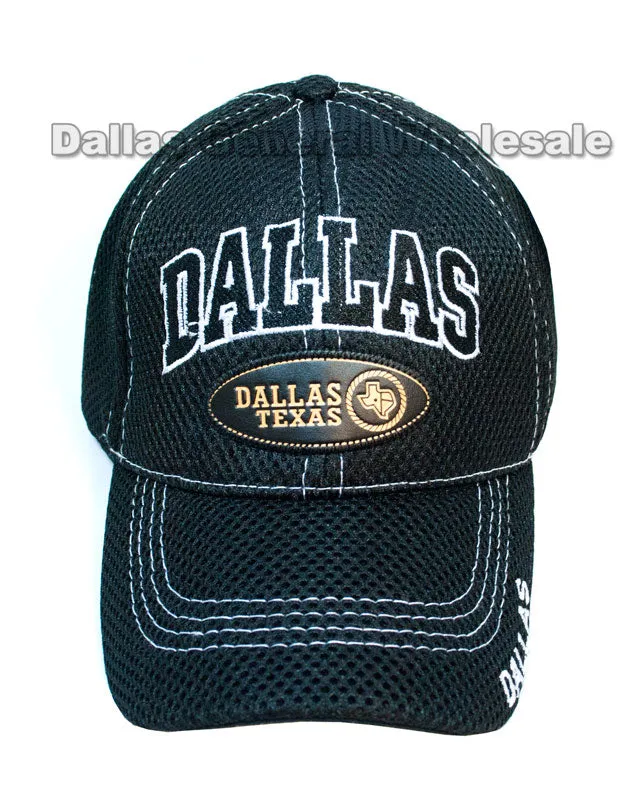 Adults Vented Casual DALLAS Caps Wholesale