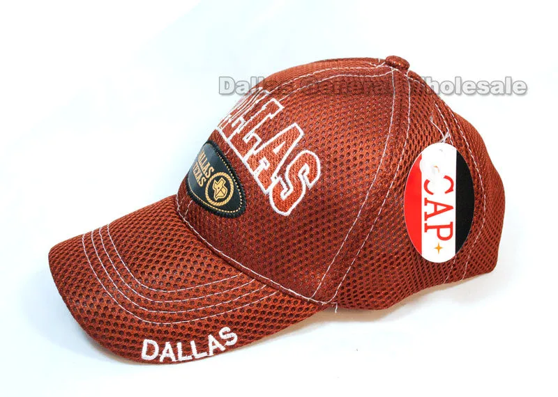 Adults Vented Casual DALLAS Caps Wholesale