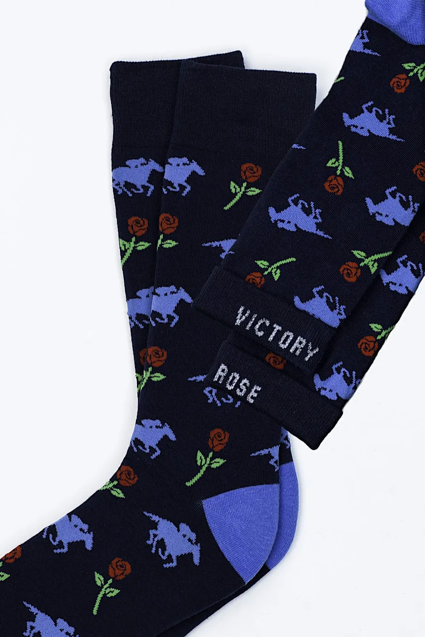 Alynn Socks Victory Rose in Navy Socks SS23