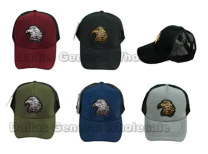 Bald Eagle Casual Mesh Trucker Caps Wholesale