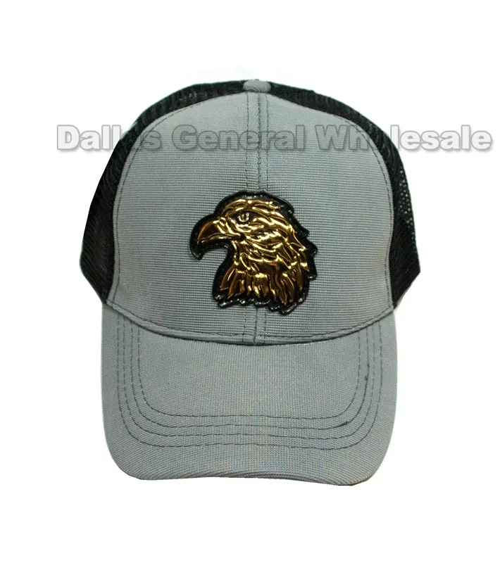 Bald Eagle Casual Mesh Trucker Caps Wholesale