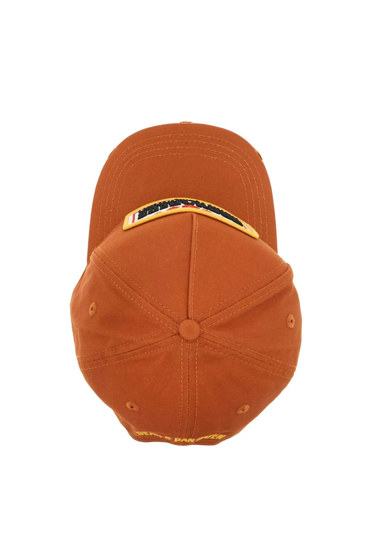 baseball cap with logo patch