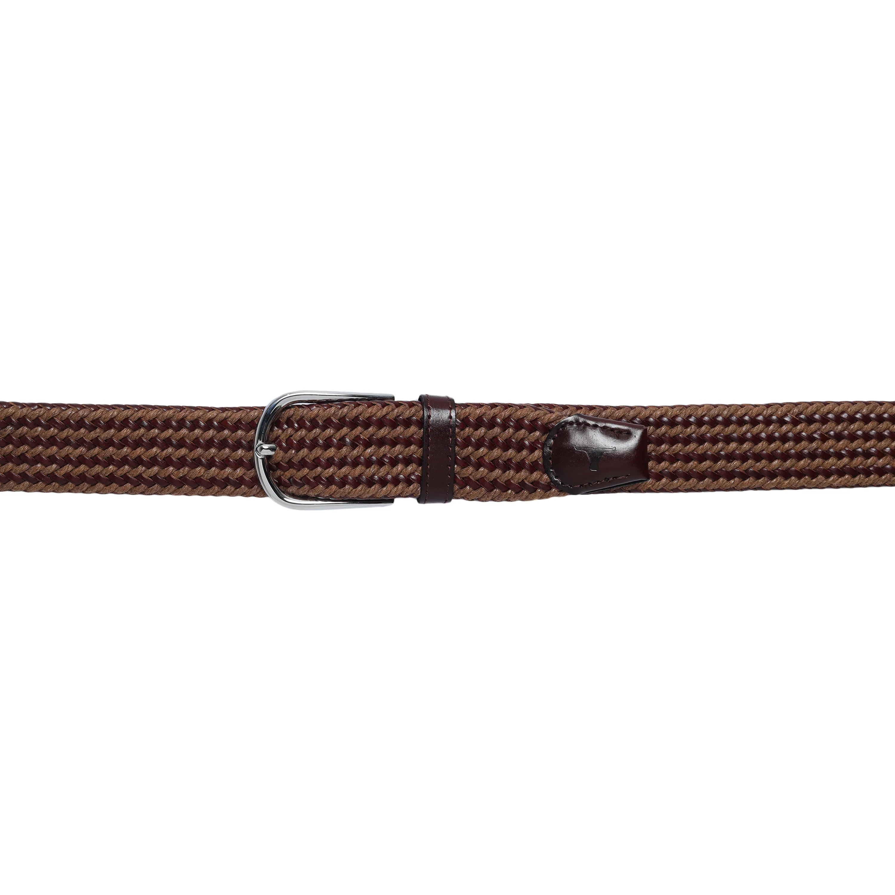 Bulchee Men's Cord and Leather Woven Belt BUL2225/26B