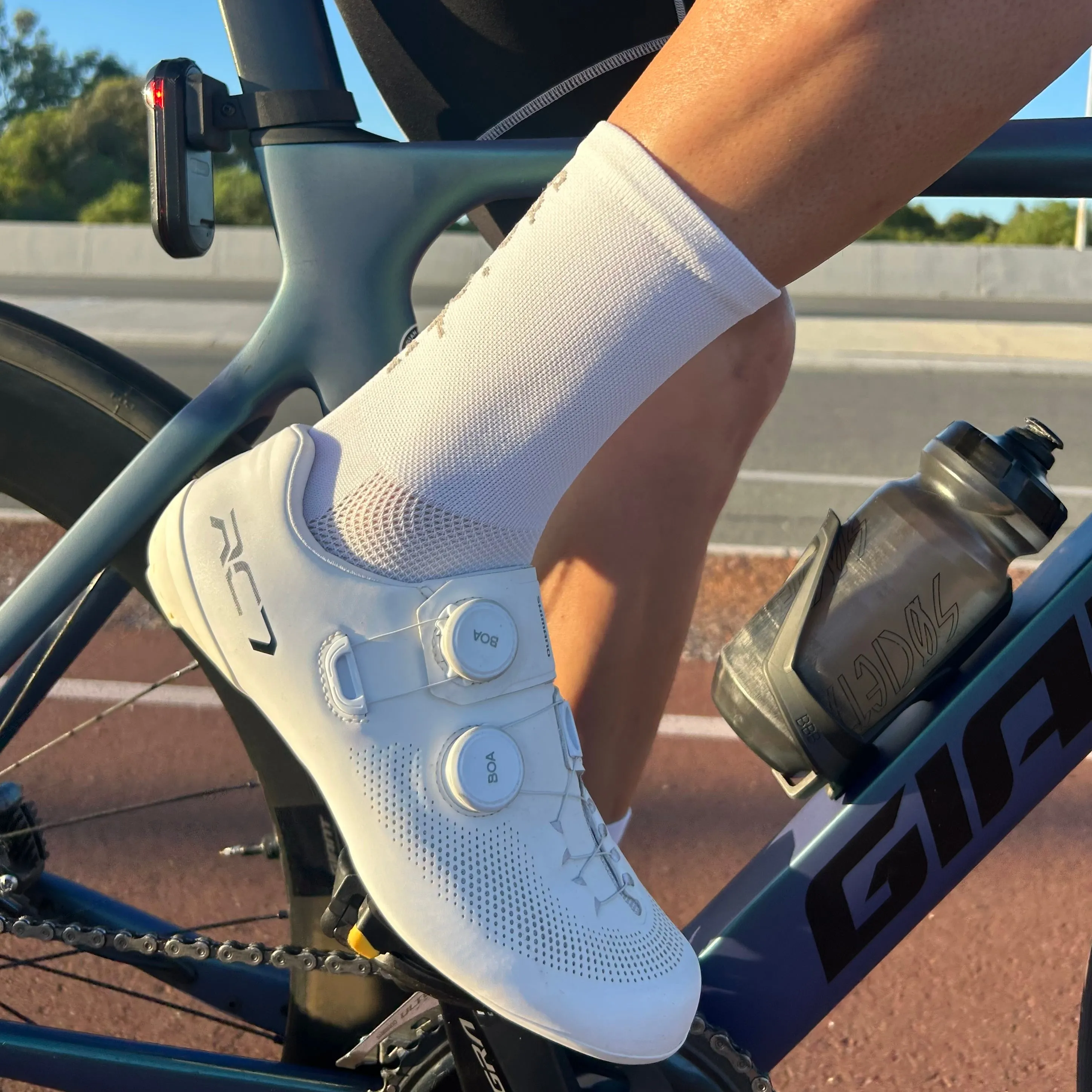 Classic Socks (White/Grey)