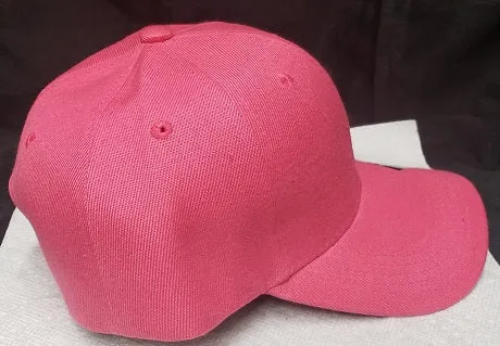 Cliff --  Acrylic Baseball Cap -- Hot Pink