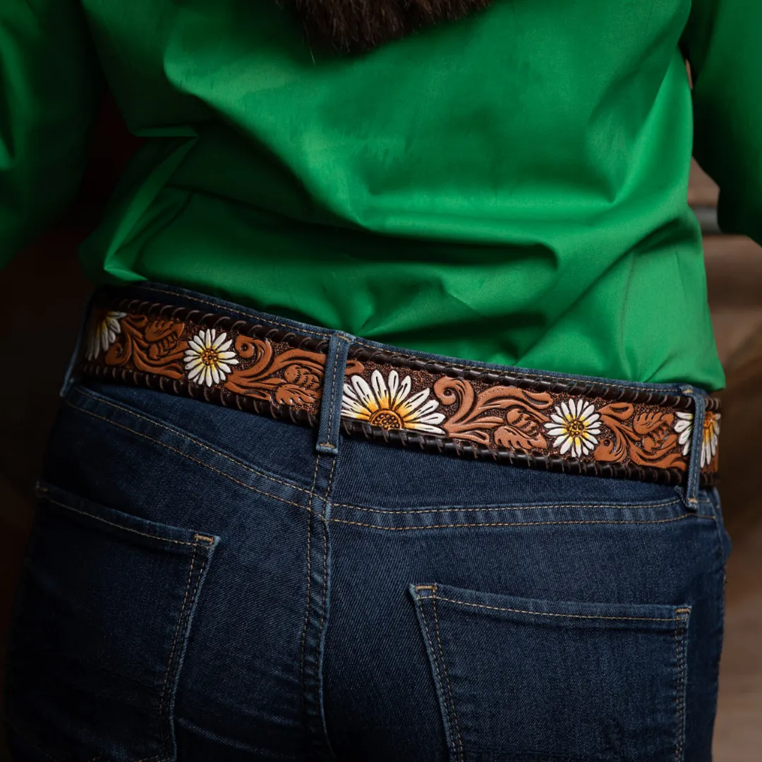 Daisy Tooled Belt