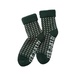 Dark Green Comfy Room Socks