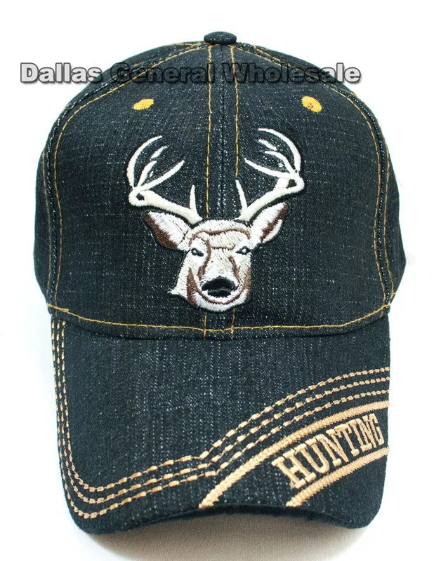 Deer Design Fashion Jeans Caps Wholesale