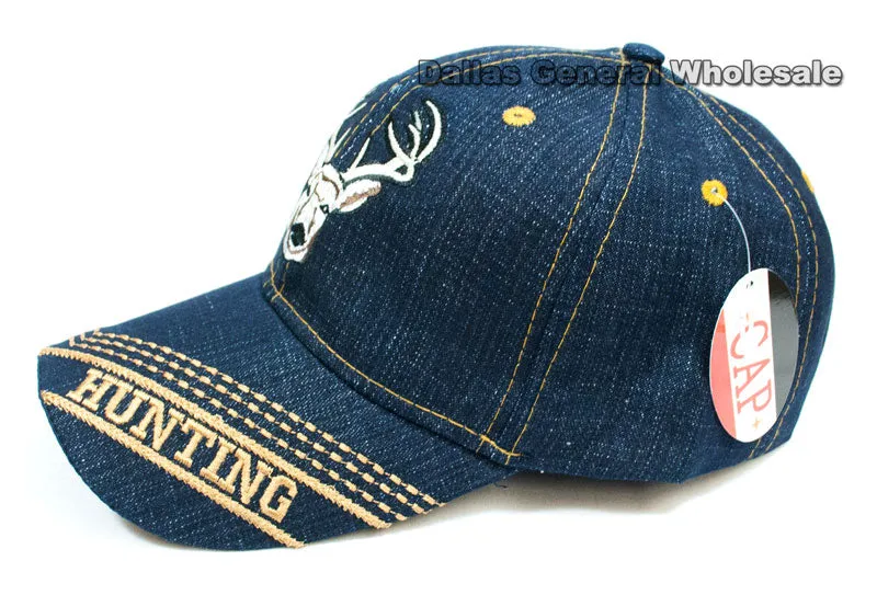 Deer Design Fashion Jeans Caps Wholesale