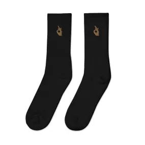 Descendants of the Island Classic Hand Embroidered socks