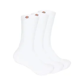 Dickies - Classic Label Crew Socks 3 Pack White