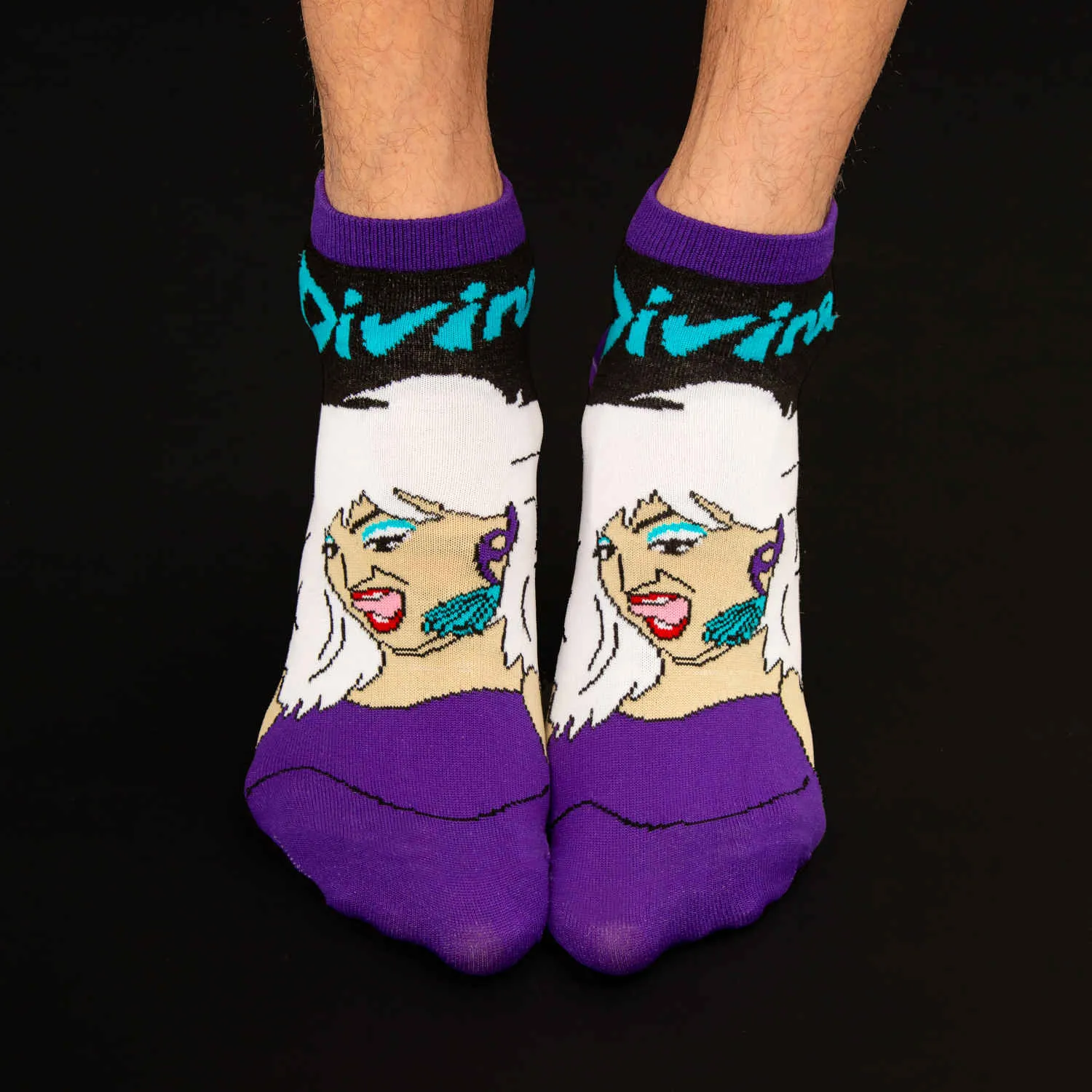 Divine Glamour - Quarter Crew Socks