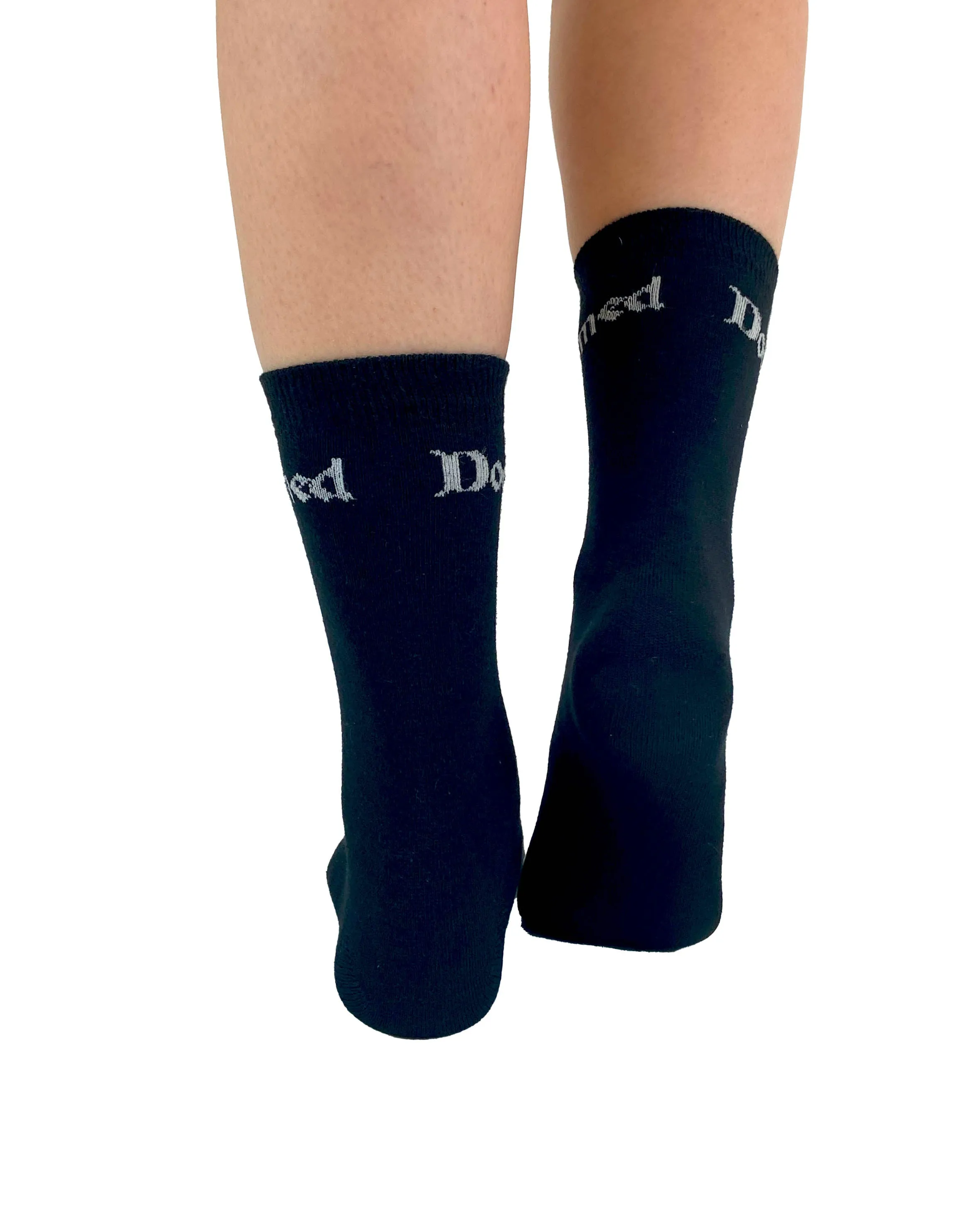 Doomed Black Ankle Socks