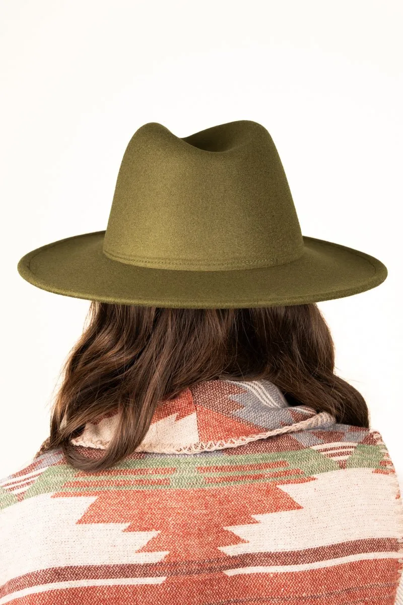 Down From Dover Felt Hat, Olive