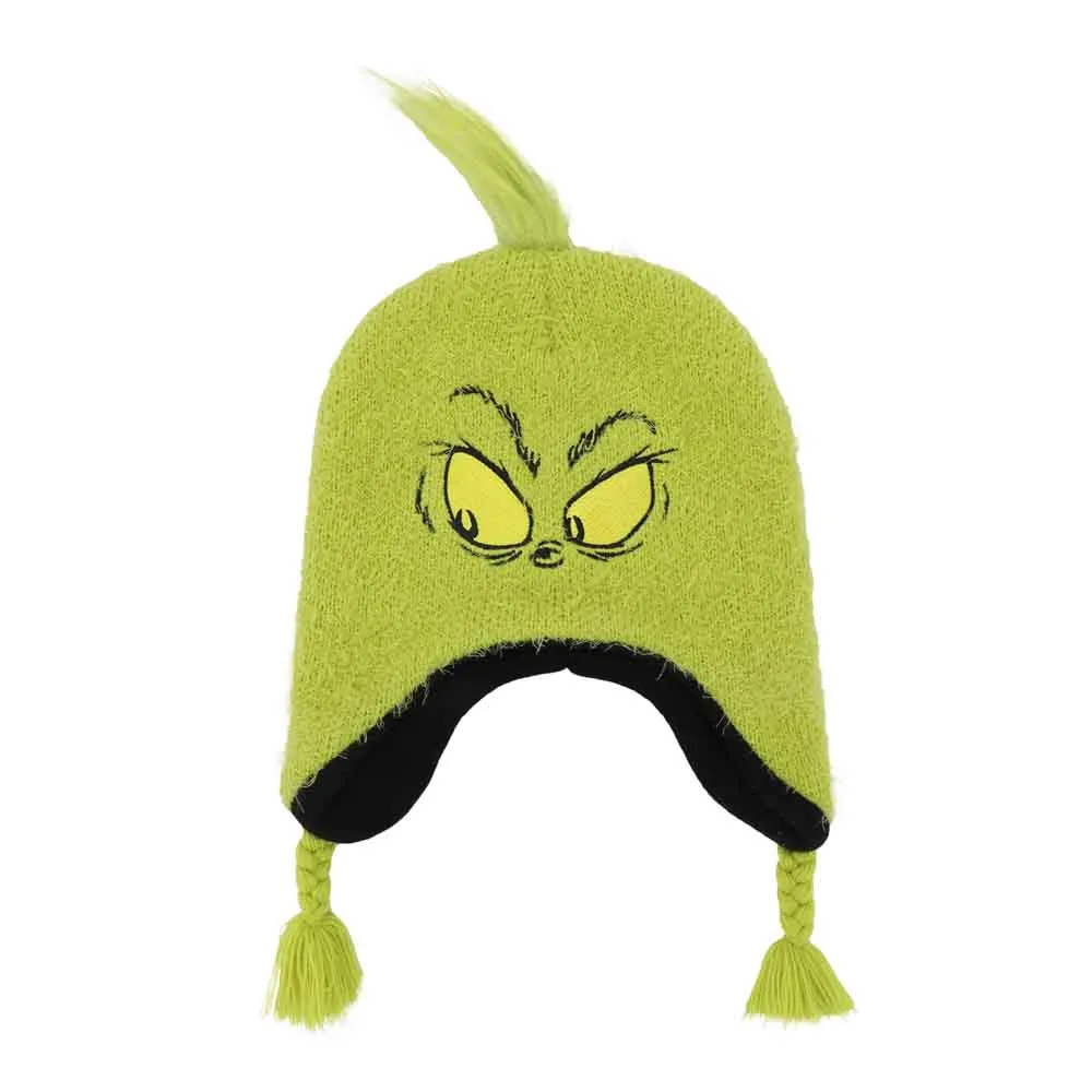 Dr. Seuss The Grinch Youth Peruvian Beanie & Gloves Combo