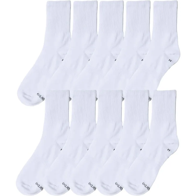 EDUARDO Mid-Calf Crew Socks Classic Casual Lightweight Comfort Socks for Men and Women 10 Paris