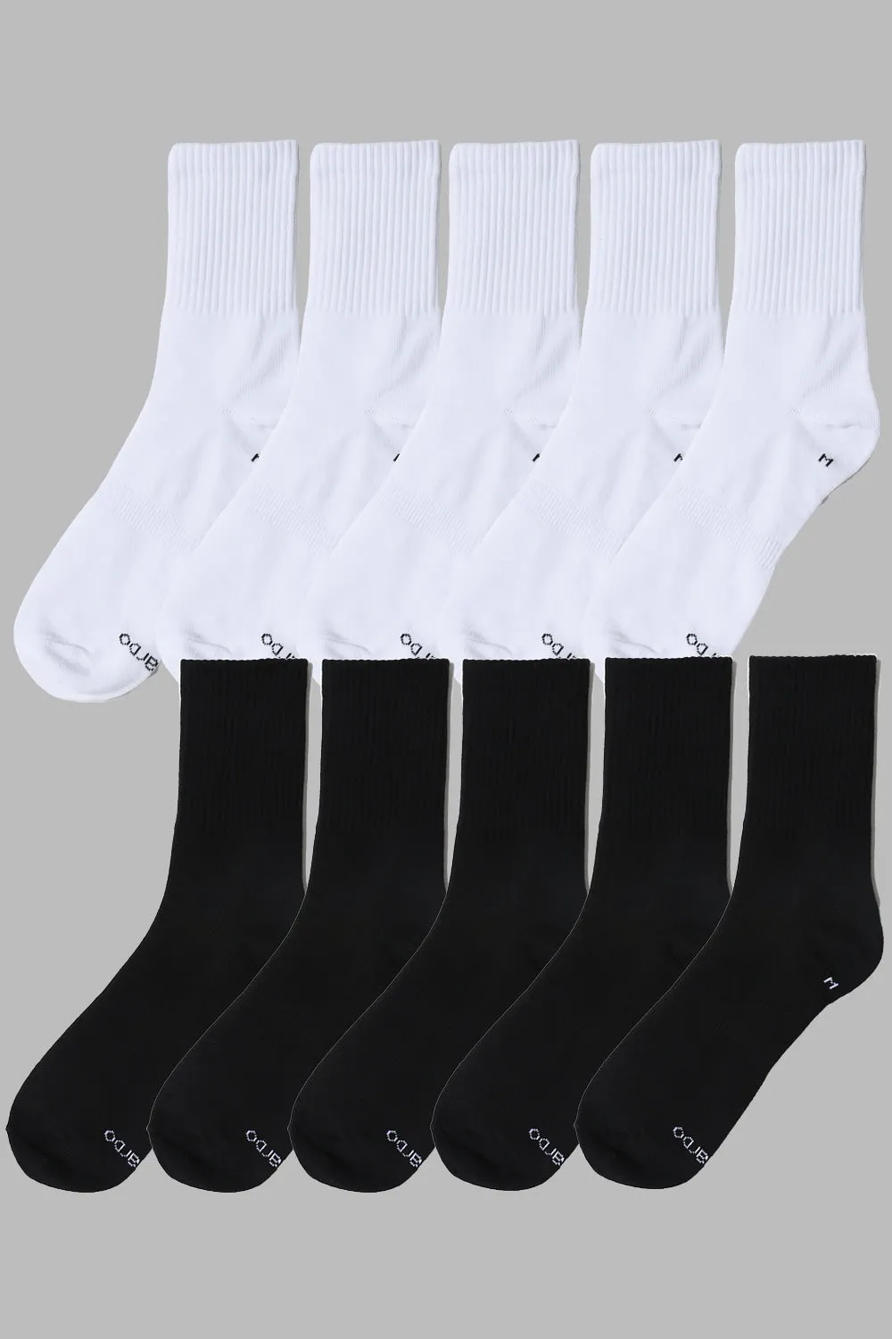 EDUARDO Mid-Calf Crew Socks Classic Casual Lightweight Comfort Socks for Men and Women 10 Paris