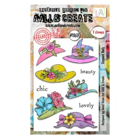 Elegant Hats A6 Stamp Set No. 1169