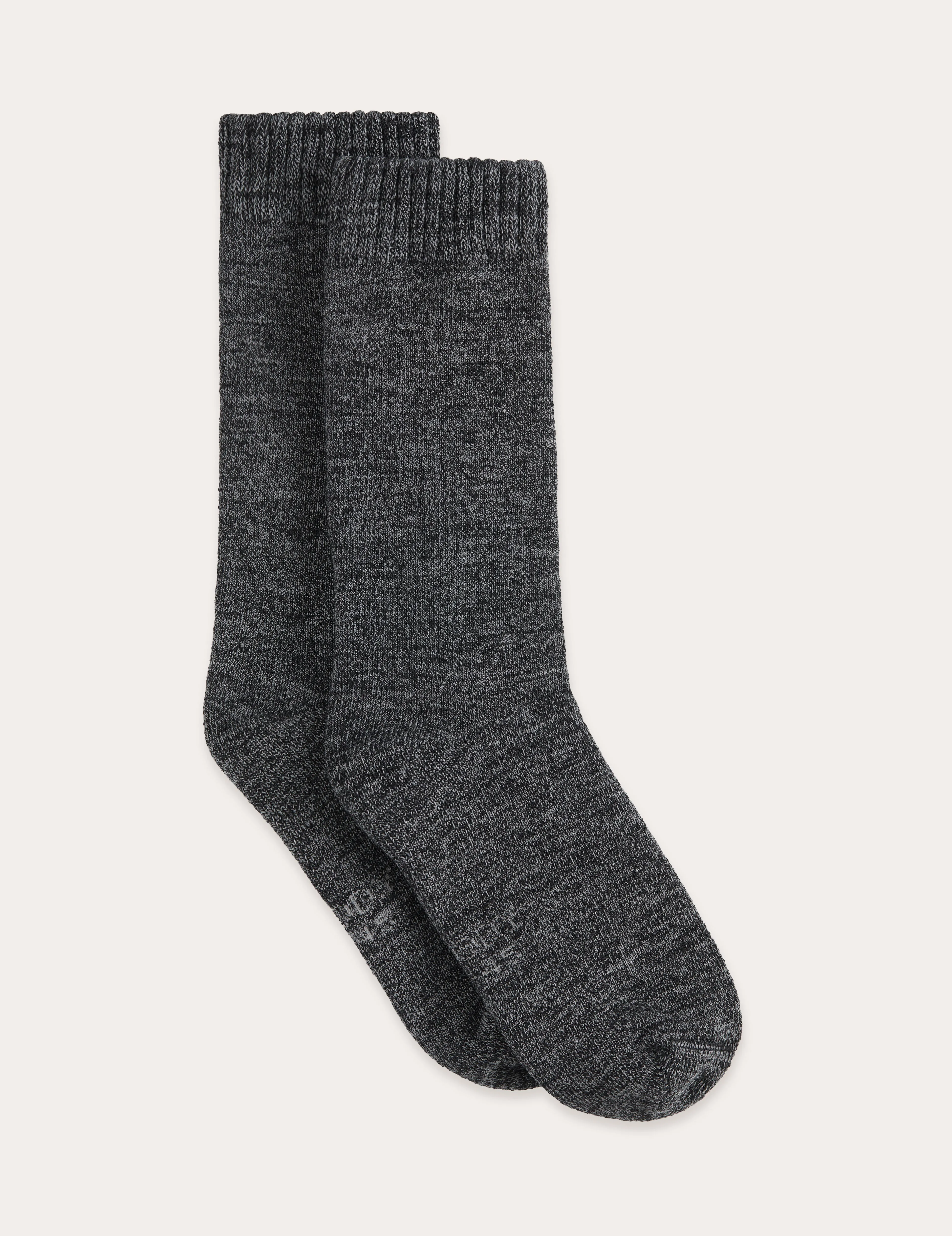 Extra Thick Workboot Socks - Black/Grey Space Dye