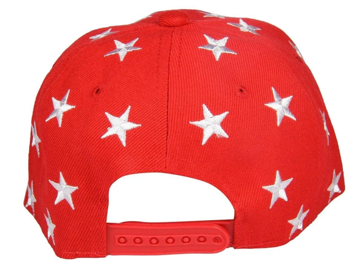 FabSeasons Red Casual Snapback, HipHop, Flat, Summer Cap