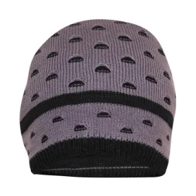 FabSeasons Unisex Gray Acrylic Woolen Slouchy Beanie and Skull Cap for Winters