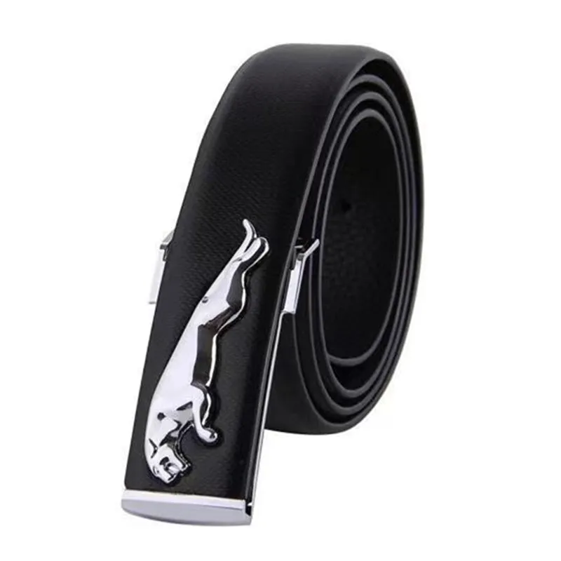 Fashionable Jaguar Alloy Buckle Designer Belt For Men's-JonasParamount