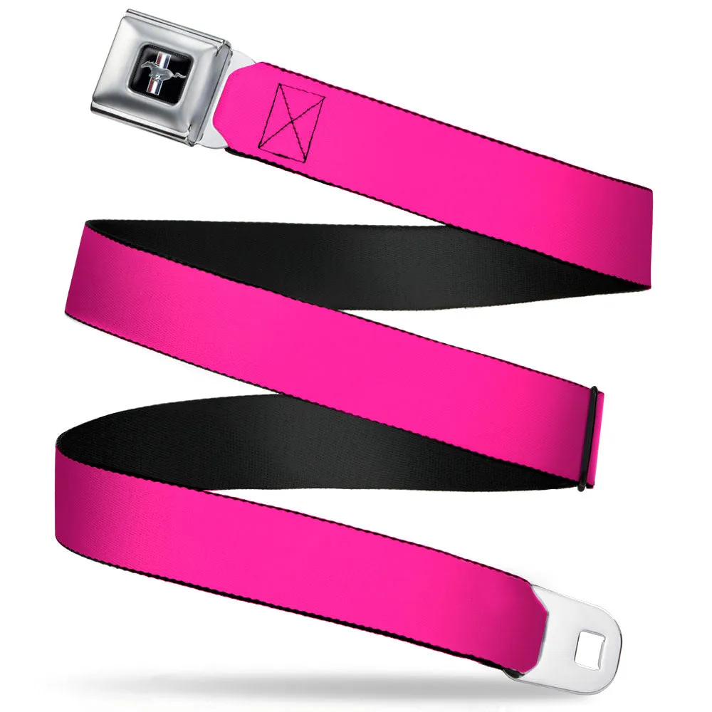 Ford Mustang Seatbelt Belt - Neon Pink Webbing