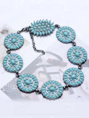 Girls Lil’ Boho Wanderer Turquoise Chain Belt