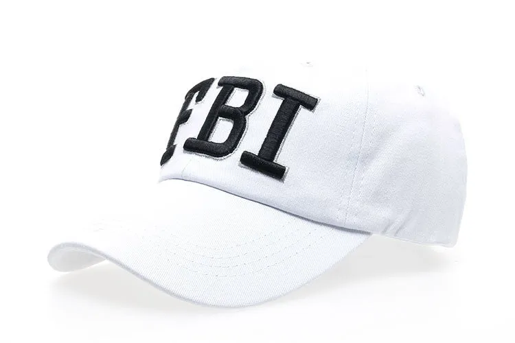 High quality Hat & Cap FBI Fashion Leisure embroidery CAPS Unisex Baseball Cap