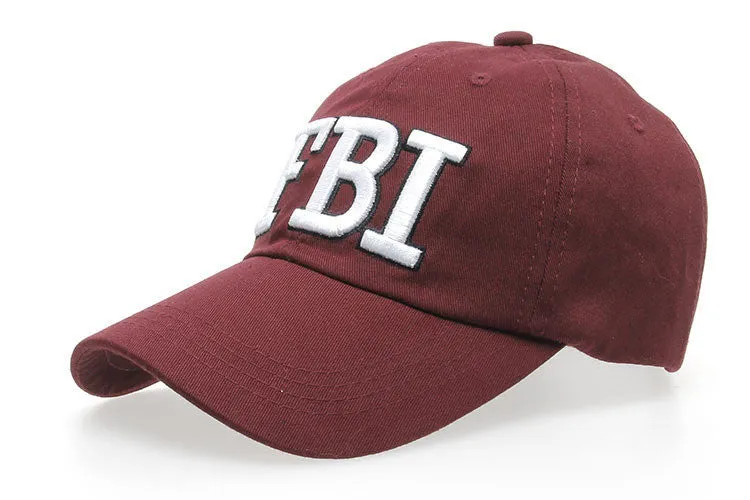 High quality Hat & Cap FBI Fashion Leisure embroidery CAPS Unisex Baseball Cap