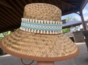 Island Girl Hats- Boho Chic Blue Margarita