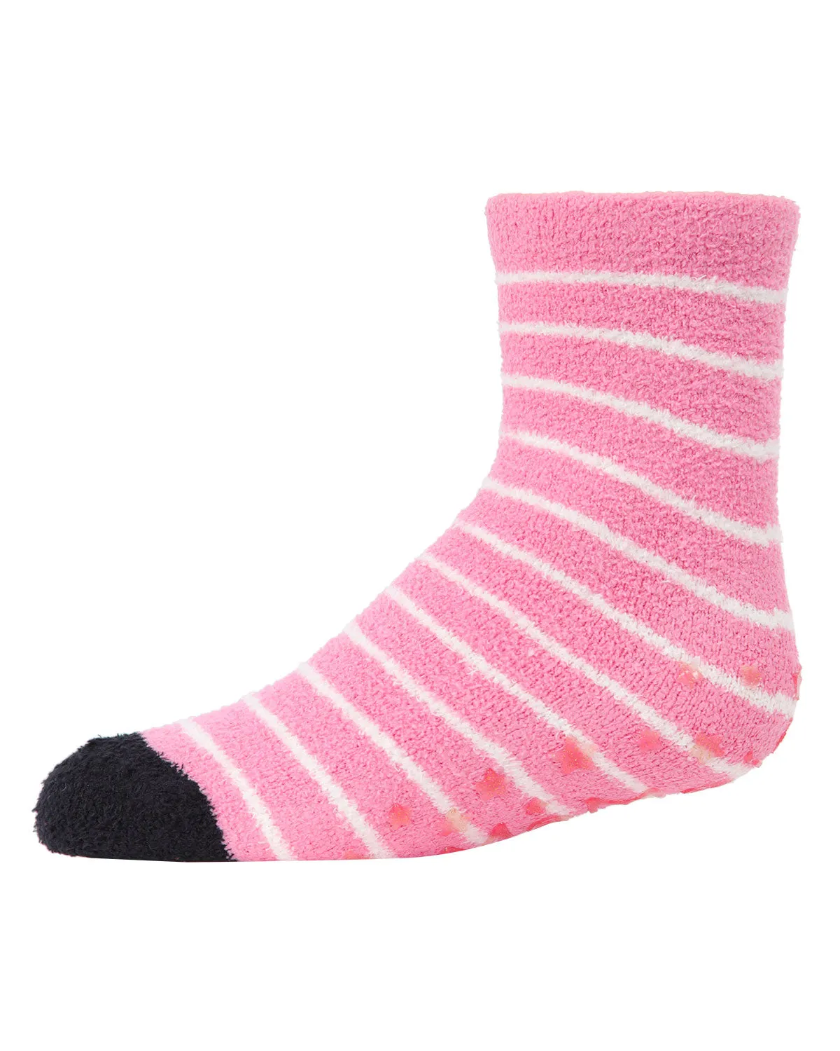 Leopard Girls Fuzzy Non-Skid Socks 2-Pair