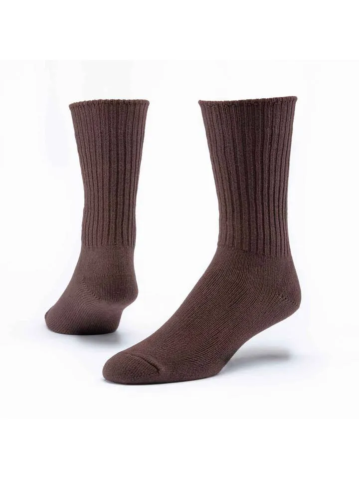 Maggie`s Organics Organic Cotton Classic Crew Sock - Chocolate