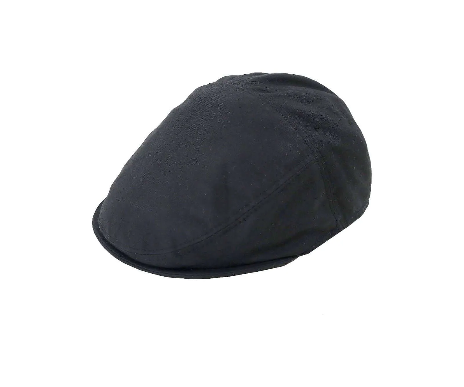 Men's Flat Cap Wax Cotton Hunting Black Casual Hat Peaky Newsboy Caps