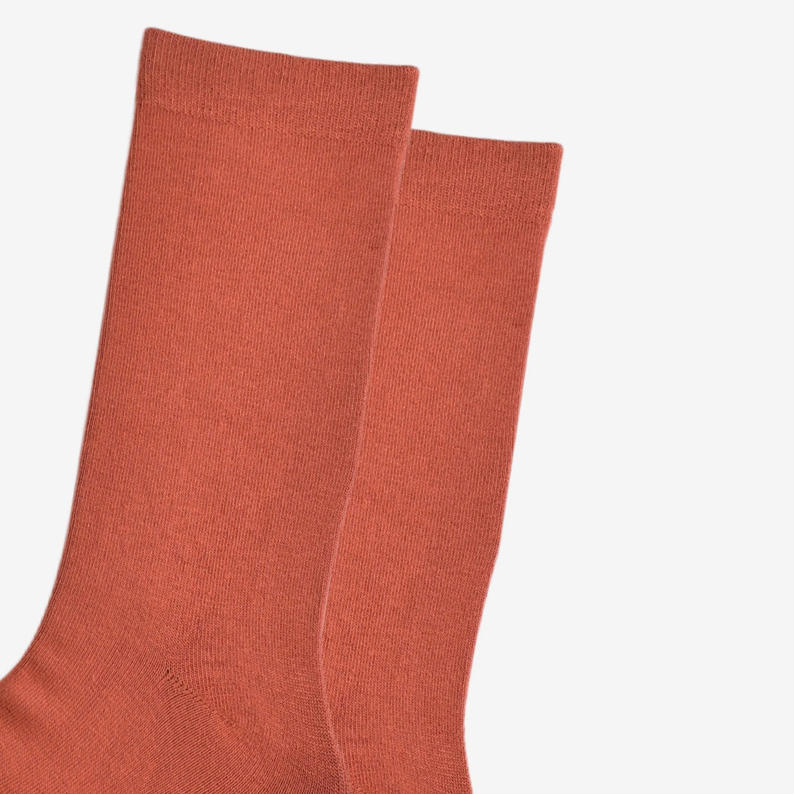 Men's Rusty Orange Bamboo Socks