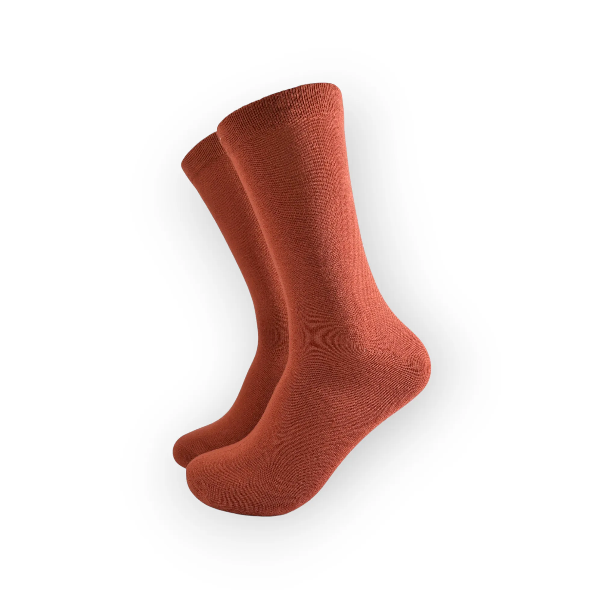 Men's Rusty Orange Bamboo Socks