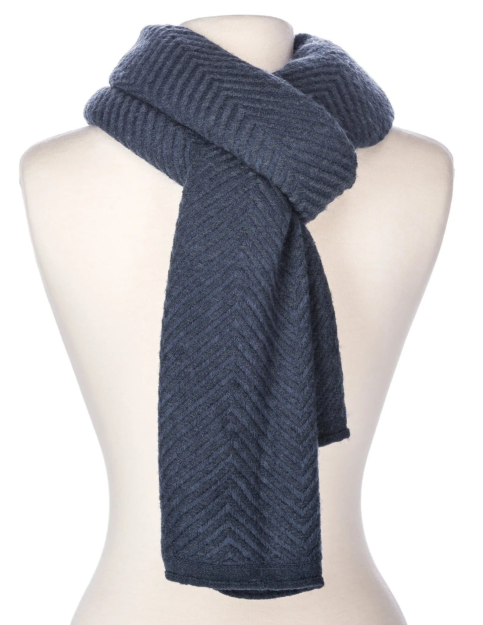 Men's Stockholm Chevron Stripes Winter Scarf