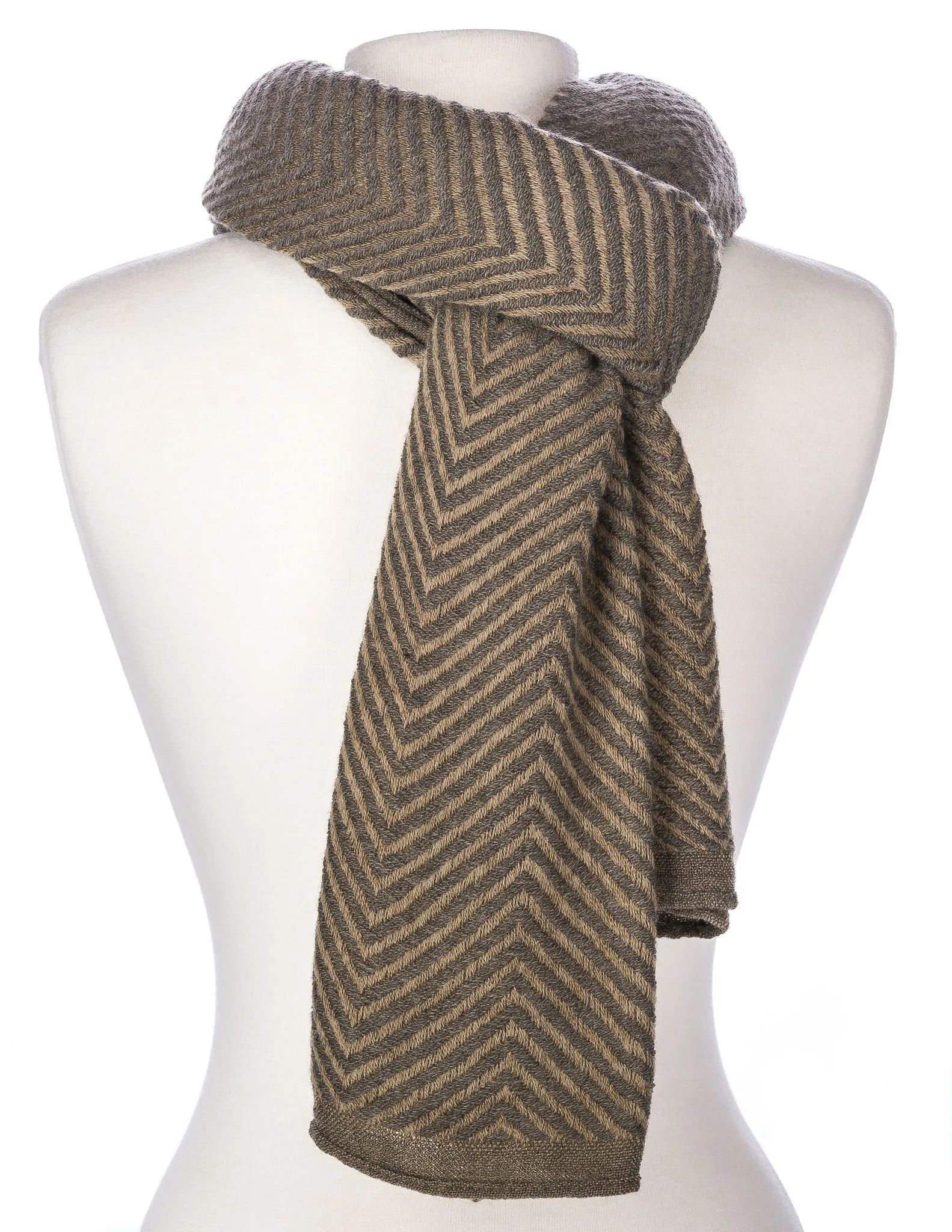 Men's Stockholm Chevron Stripes Winter Scarf