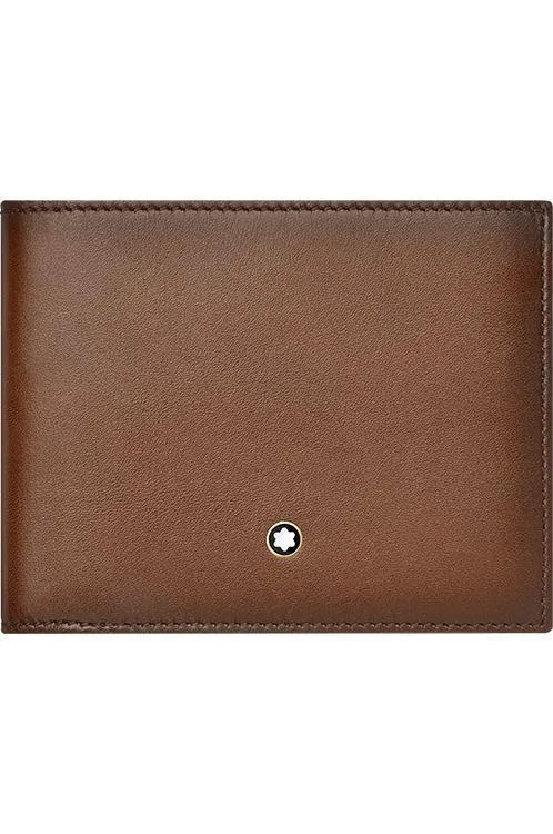 Mont Blanc Brown Leather Wallet