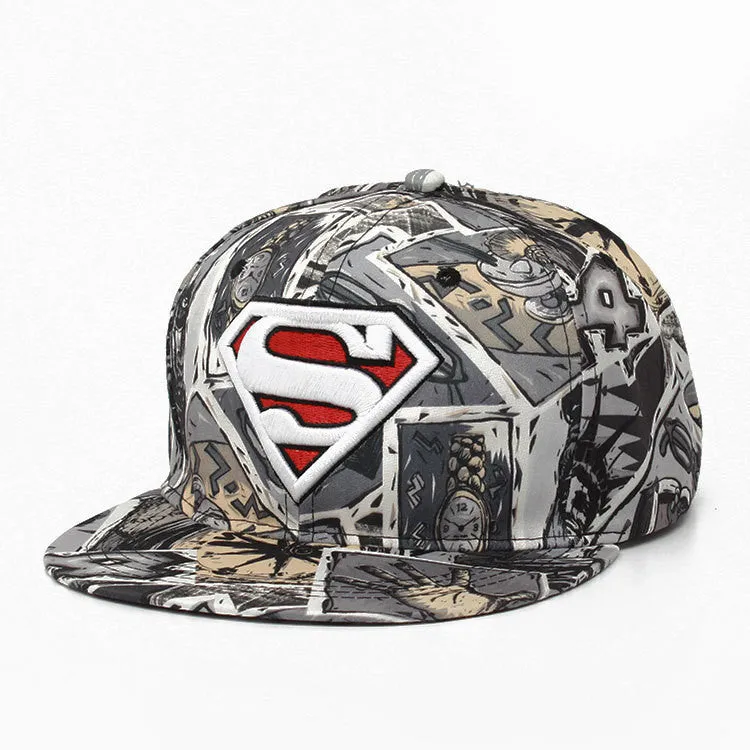 New Fashion Superman Snap Back Snapback Caps Hat Cool Adjustable Gorras Super Man Hip Hop Baseball Cap Hats For Men Women