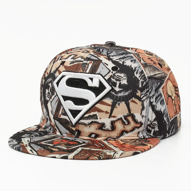 New Fashion Superman Snap Back Snapback Caps Hat Cool Adjustable Gorras Super Man Hip Hop Baseball Cap Hats For Men Women