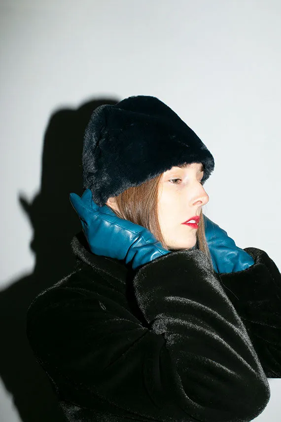 Night Sky Faux Fur Toque Hat