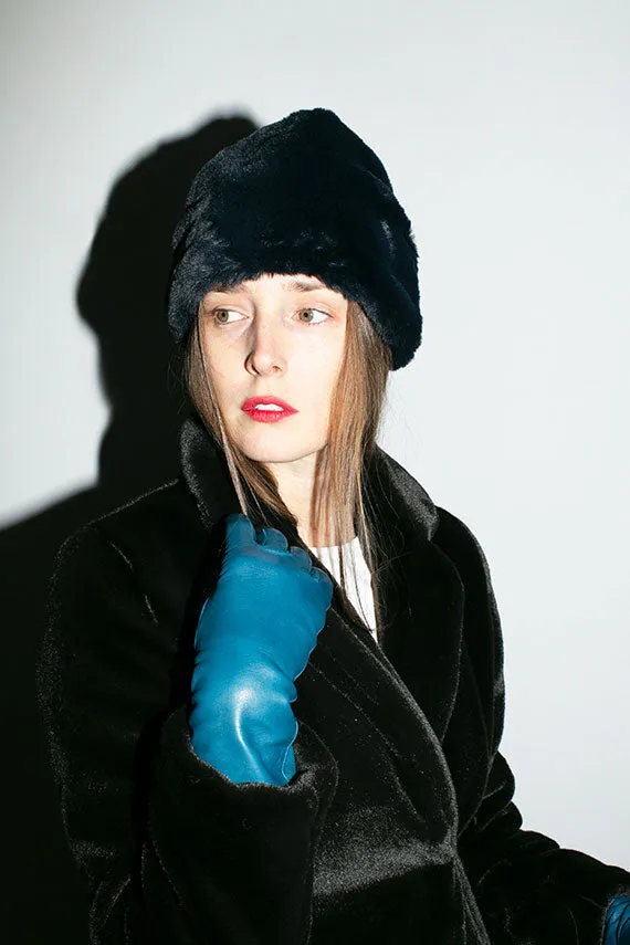 Night Sky Faux Fur Toque Hat